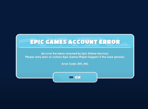 fall Guys error epic games 200_001