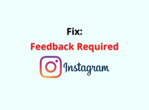 Fix: Feedback Required Instagram Login 13 feedback required instgaram