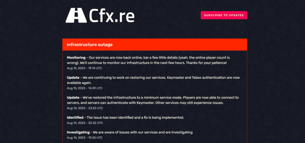 How To Fix FiveM Stuck On Requesting Server Variables 2 fivem server status for requesting server variables