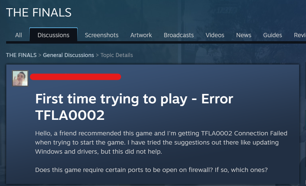How To Fix The Finals Error Code TFLA0002 2 fix Error Code TFLA0002 in The Finals