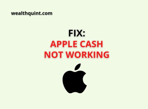 fix apple cash not working