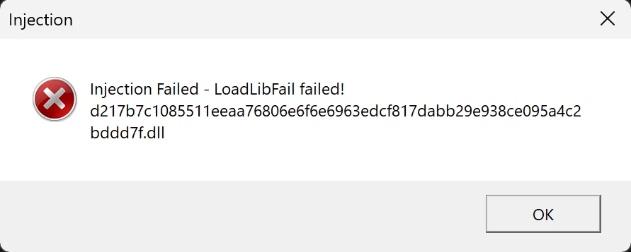 fluxus injection failed loadlibfail failed