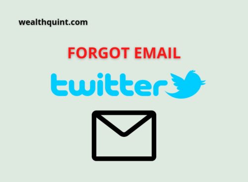 forgot email twitter