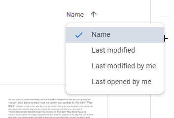 How to Fix Google Drive Sort By Name Not Working 2 google drive sort by name not working 1