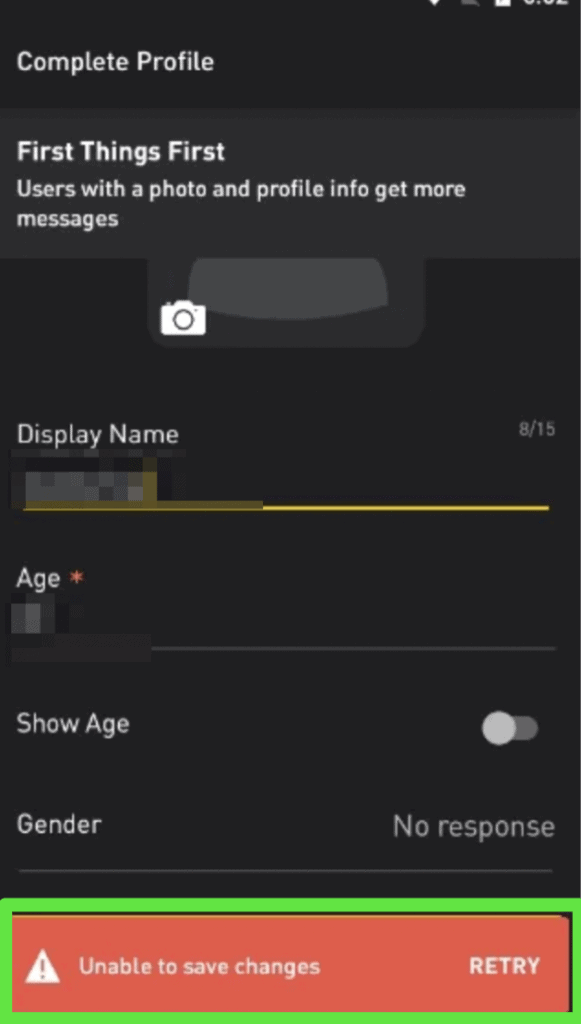 How to Fix "Unable to Save Changes" on Grindr 1 grindr unable to save changes