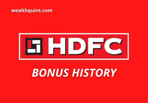 hdfc bonus history