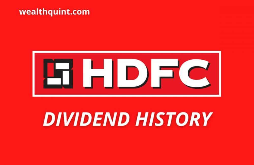 hdfc dividend history