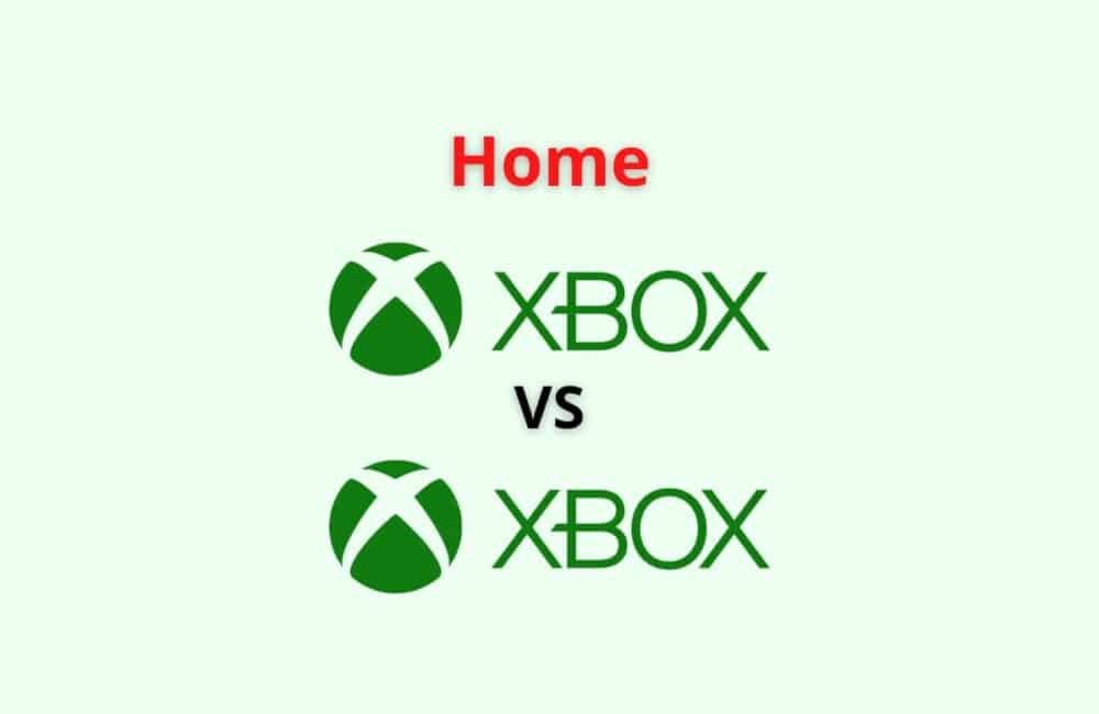 home xbox vs xbox
