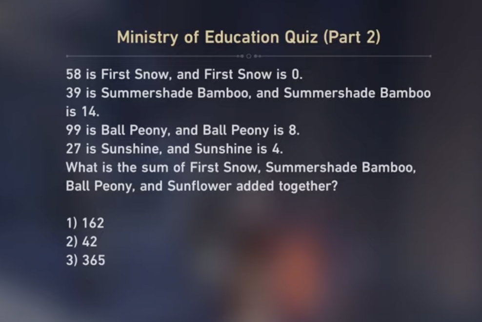 Honkai Star Rail Ministry of Education Quiz Part 2 Answer 1 honkai star rail ministry of education quiz part 2