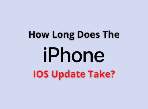 how long does iphone iOS update take