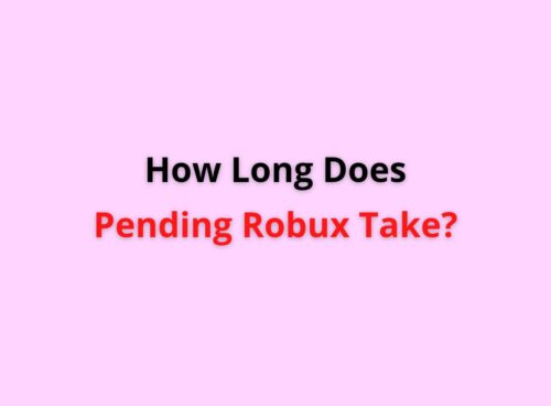 how long does pending robux take