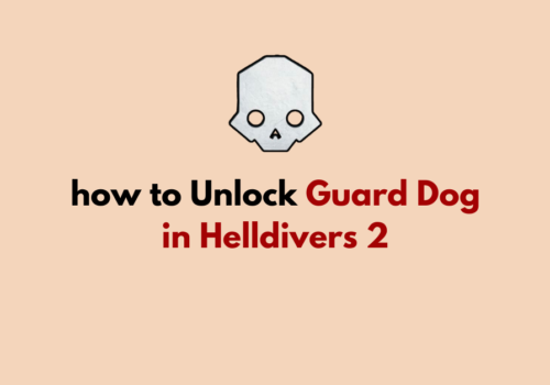 how to Unlock Guard Dog in Helldivers 2