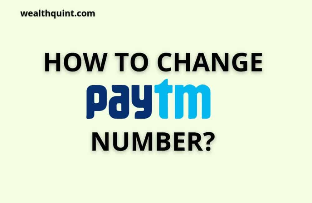 how to change Paytm number