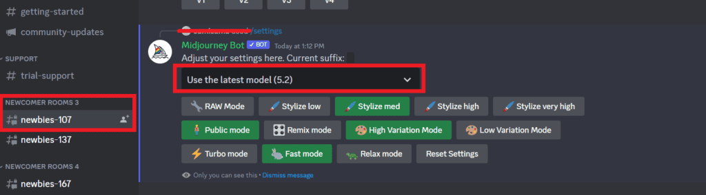 How To Fix Midjourney Aspect Ratio Not Working 2 how to change midjourney ai version on discord