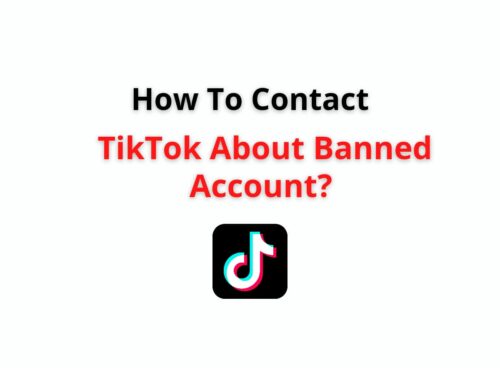 how to contact tiktok about banned account