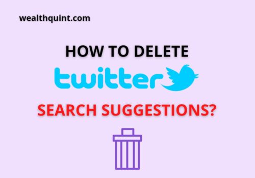 how to delete twitter search suggestions