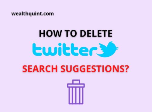 how to delete twitter search suggestions