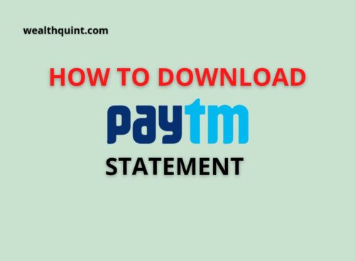 how to download paytm statement