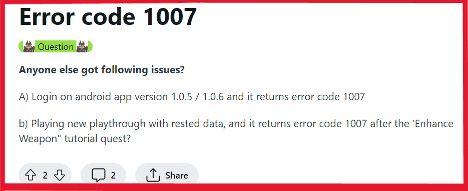 How To Fix Final Fantasy VII: Ever Crisis Error Code 1007 3 how to fix ff7 error code 1007