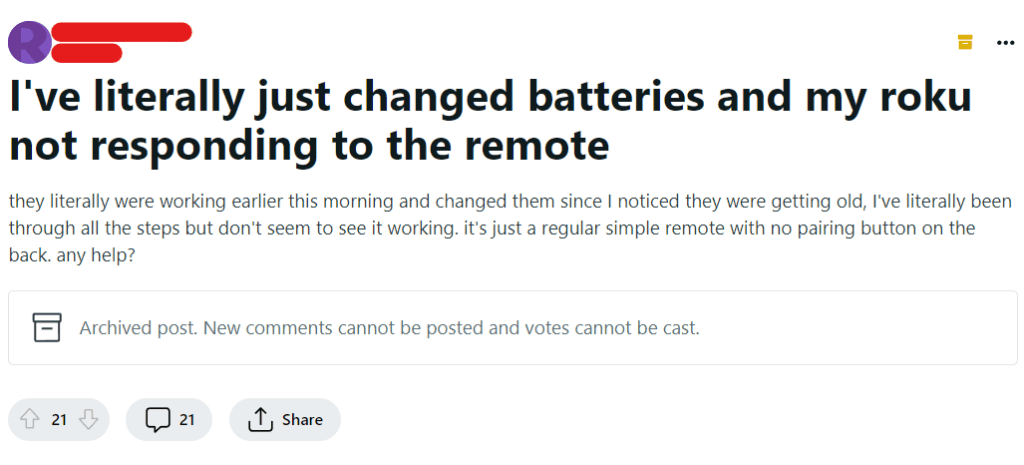 How To Fix Roku Remote Not Working With New Batteries 1 how to fix roku remote not working with new batteries
