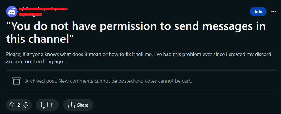 How To Fix "You Don't Have Permission" On Discord 1 how to fix you do not have permission to send messages on thsi channel on discord
