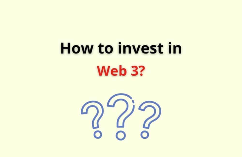 how to invest in web3