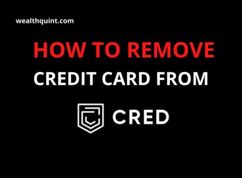 how to remove credit card from cred