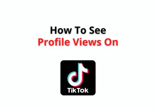 how to see profile views on tiktok