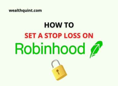 how to set a stop loss on Robinhood