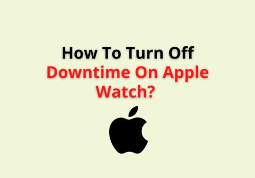 how to turn off downtime on apple watch