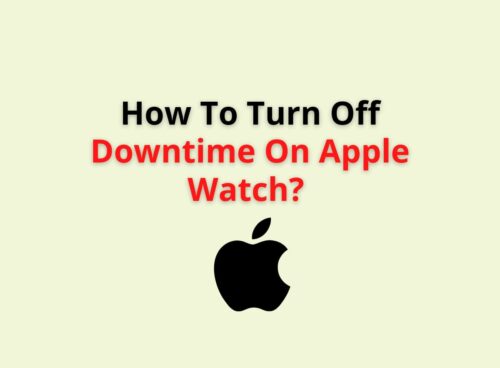 how to turn off downtime on apple watch