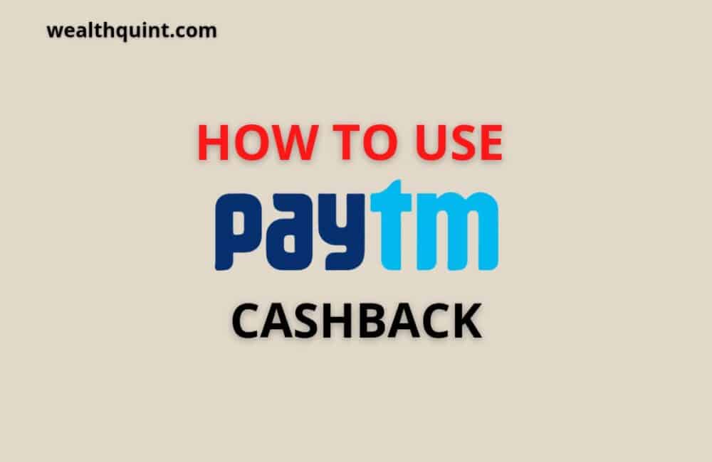 how to use paytm cashback