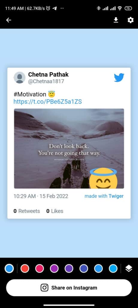 Fix: Can’t Share Tweet To Instagram Story 7 image 62 12