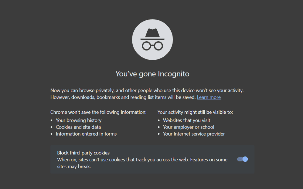 How To Fix Victoria's Secret Checkout Not Working 6 incognito mode
