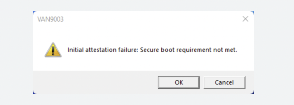 How to Fix Error VAN9003 on Valorant 1 initial attestation failure secure boot requirement not met valorant