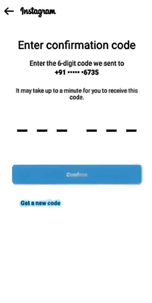 How To Fix Instagram Confirmation Code Not Receiving In Phone 1 instagram confirmation code