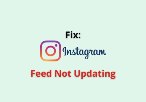 instagram feed not updating