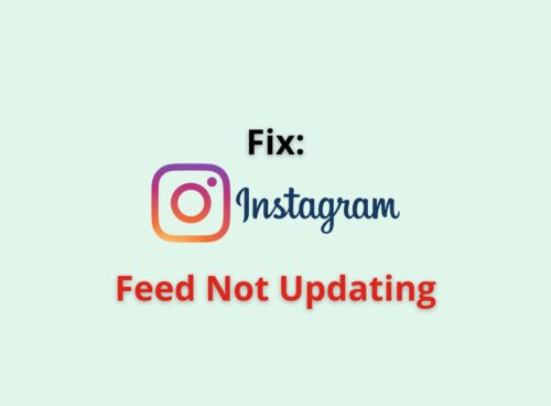 instagram feed not updating