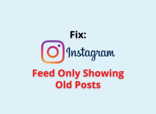 instagram feed only showing old posts