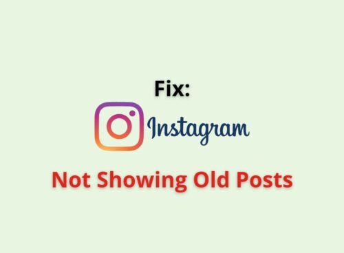 instagram not showing old posts