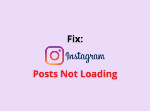instagram posts not loading