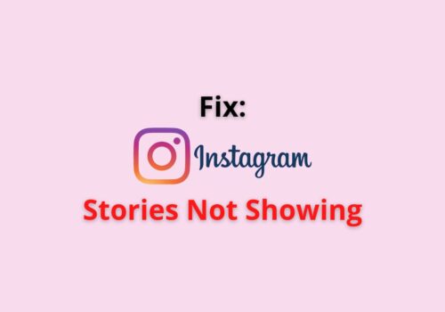 instagram stories not showing