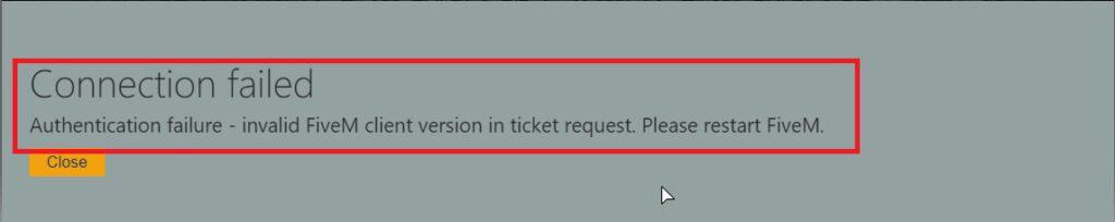 How To Fix “Invalid FiveM Client Version In Ticket Request Restart FiveM” On FiveM 2 invalid fivem client version in ticket request restart FiveM