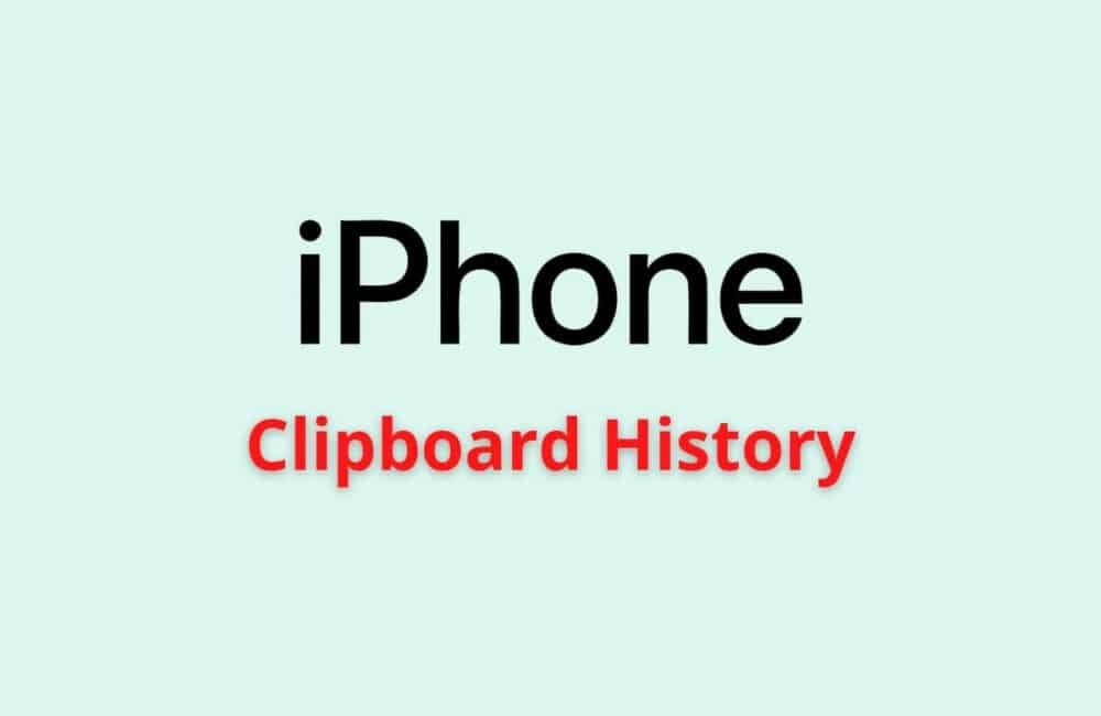 iphone clipboard history