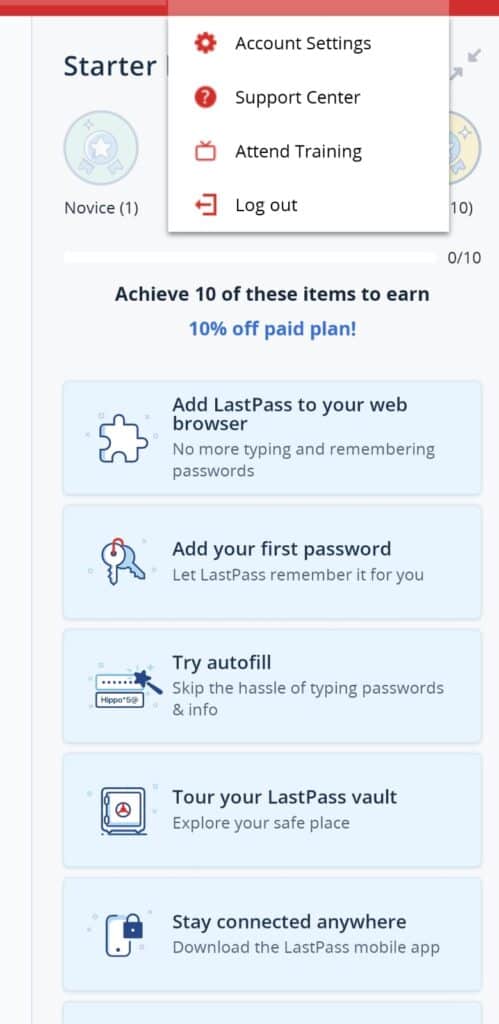 How to Fix LastPass Export Not Working 2 lastpass logout