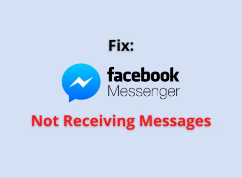 messenger not receiving messages