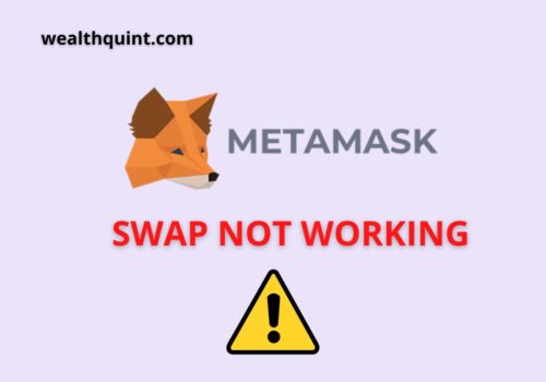 metamask swap not working
