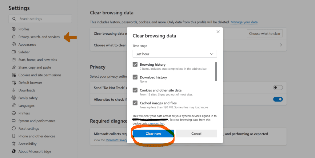 How To Fix “Your Response To The CAPTCHA Appears To Be Invalid. Please Re-verify That You're Not A Robot Below” On Steam 6 microsoft edge clear brosing data 5