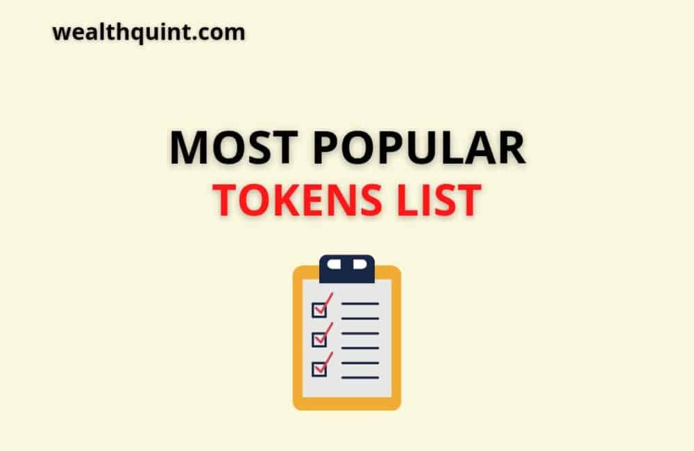 most popular NFT token list
