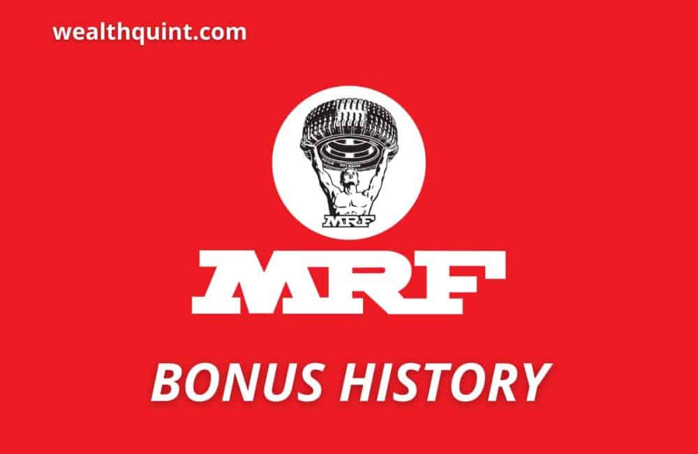 mrf bonus history